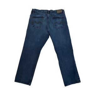 Urban Star Mens Dark Denim Jeans Size 37"x29.5" Mid-Rise Straight Leg